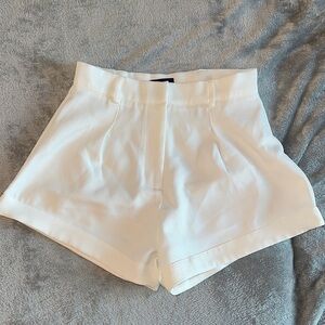 Motel Rocks High Waist Cream Shorts